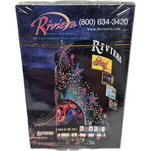 SEALED vintage Riviera Hotel & Casino Playing Cards Las Vegas Souvenir Deck